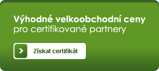 Výhodné velkoobchodní ceny pro certifikované partnery